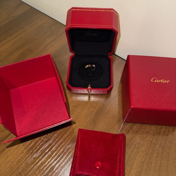 Cartier White Gold Love Wedding band ring - size 50 - Picture 4 of 11